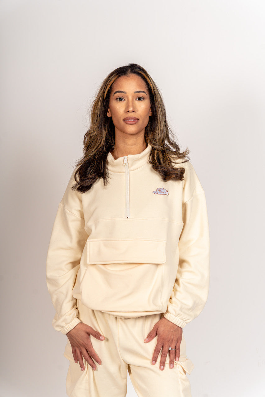 UTILITY QUARTER ZIP PULLOVER